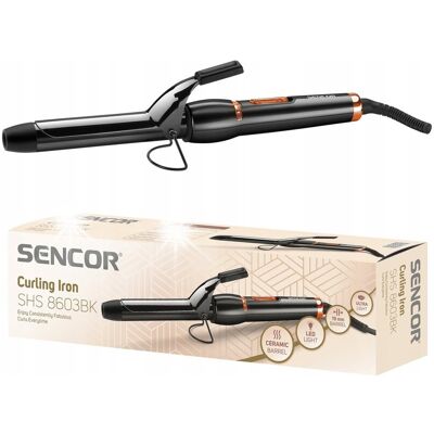 Sencor Lokówka Klasyczna LED do Włosów SHS 8603BK Sencor Lokówka Klasyczna LED do Włosów SHS 8603BK