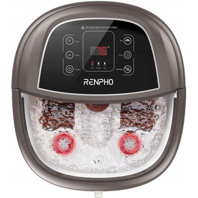 Renpho Masażer FOOT SPA Hydromasaż Grzanie Regulowane TOP Renpho Masażer FOOT SPA Hydromasaż Grzanie Regulowane TOP