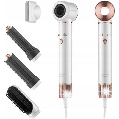 Suszarka-Lokówka turystyczna Sencor SHS9100RS 1300W 5 końcówek zimny nawiew Suszarka-Lokówka turystyczna Sencor SHS9100RS 1300W 5 końcówek zimny nawiew