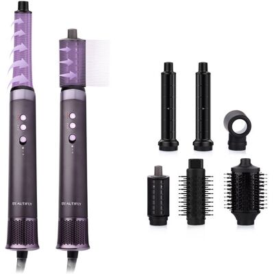 Beautifly Flow Pro Styler - 7 akcesoriów, automatyczne kręcenie, zimne powietrze, kontrola objętości Beautifly Flow Pro Styler - 7 akcesoriów, automatyczne kręcenie, zimne powietrze, kontrola objętości