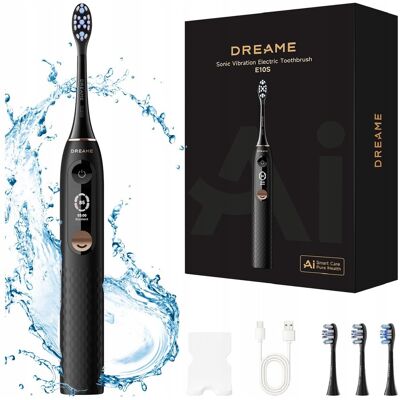 SZCZOTECZKA SONICZNA DREAME E10S CZARNA BATERIA 180 DNI 6 KOŃCÓWEK SZCZOTECZKA SONICZNA DREAME E10S CZARNA BATERIA 180 DNI 6 KOŃCÓWEK