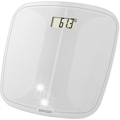 Waga Łazienkowa Biała Szklana Sencor Sbs2405 Hartowane Szkło Duży Lcd 150kg Waga Łazienkowa Biała Szklana Sencor Sbs2405 Hartowane Szkło Duży Lcd 150kg