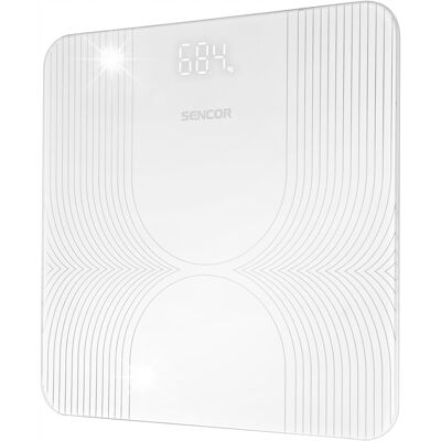 Waga Łazienkowa Szklana Sencor Sbs 2475wh Do 180kg Hartowane Szkło Led Waga Łazienkowa Szklana Sencor Sbs 2475wh Do 180kg Hartowane Szkło Led
