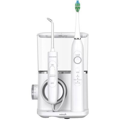 Zestaw Irygator Waterpik + Szczoteczka Soniczna Sensonic Complete Care CC-04 + 7 końcówek Zestaw Irygator Waterpik + Szczoteczka Soniczna Sensonic Complete Care CC-04 + 7 końcówek