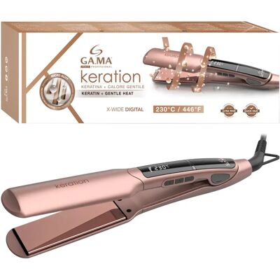 Prostownica Keration X-Wide Ga.Ma Gi3032 - 40x100 Mm Regulacja Temperatury Lcd Ochrona Keratyny Szerokie Płytki Obrotowy Kabel Do Włosów Długich I G.. Prostownica Keration X-Wide Ga.Ma Gi3032 - 40x100 Mm Regulacja Temperatury Lcd Ochrona Keratyny Szerokie Płytki Obrotowy Kabel Do Włosów Długich I G..