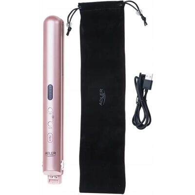 Prostownica Bezprzewodowa Podróżna Usb Led Regulacja Temp + Etui Adler Ad2327 Prostownica Bezprzewodowa Podróżna Usb Led Regulacja Temp + Etui Adler Ad2327