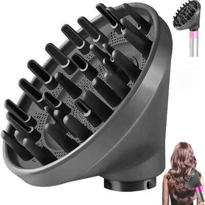 Inny producent Dysza Dyfuzora Do Dyson Airwrap Styler Hs01/hs05 Szary Adapter Inny producent Dysza Dyfuzora Do Dyson Airwrap Styler Hs01/hs05 Szary Adapter