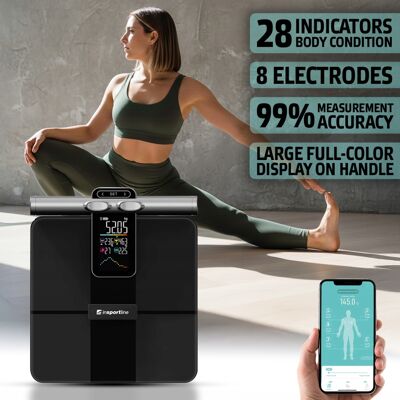 Waga Analityczna Insportline Syncale 200 Inteligentna 8 Elektrod Bia 180kg Waga Analityczna Insportline Syncale 200 Inteligentna 8 Elektrod Bia 180kg