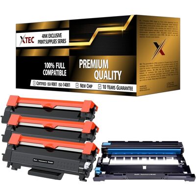 Inny producent 3x TONER + BĘBEN DO BROTHER MFC-L2712DW MFC-L2732DW HL-L2352DW DCP-L2532DW Inny producent 3x TONER + BĘBEN DO BROTHER MFC-L2712DW MFC-L2732DW HL-L2352DW DCP-L2532DW