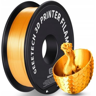 Inny producent Filament Geeetech Pla Silk Gold Złoty 1,75mm 1kg Inny producent Filament Geeetech Pla Silk Gold Złoty 1,75mm 1kg