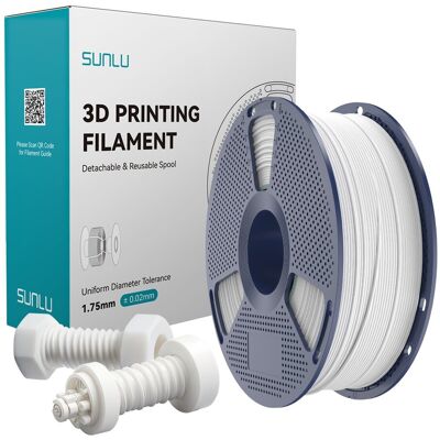 Inny producent Filament Sunlu High Speed Abs Biały White 0,9kg Inny producent Filament Sunlu High Speed Abs Biały White 0,9kg