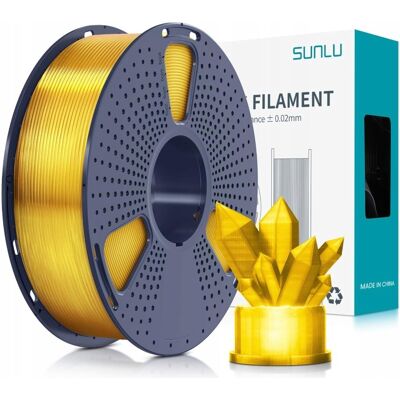 Filament Sunlu Transparent Yellow Transparentny Żółty Petg 1,75mm 1kg Filament Sunlu Transparent Yellow Transparentny Żółty Petg 1,75mm 1kg