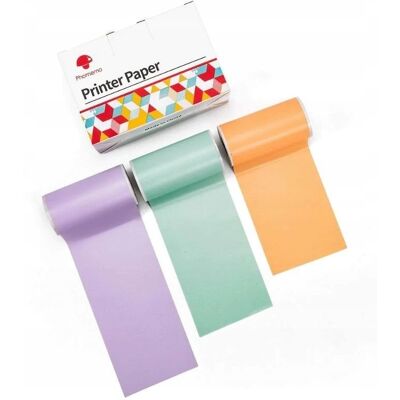 Inny producent Papier Przylepny Naklejki Wkłady Kolor 3x Rolka 50mm Do Phomemo T02 / M02 Pro / M02x / Q12-rmsmll Inny producent Papier Przylepny Naklejki Wkłady Kolor 3x Rolka 50mm Do Phomemo T02 / M02 Pro / M02x / Q12-rmsmll