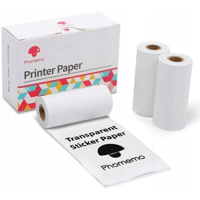 Inny producent Papier termiczny samoprzylepny do Phomemo M02 M02Pro M03AS M04S M04AS rolka Inny producent Papier termiczny samoprzylepny do Phomemo M02 M02Pro M03AS M04S M04AS rolka