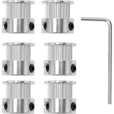 Inny producent Koło Pasowe 6 Sztuk 20 Zębów Otwór 5mm Metalowe Rolka Rozrządu Drukarka Cnc Inny producent Koło Pasowe 6 Sztuk 20 Zębów Otwór 5mm Metalowe Rolka Rozrządu Drukarka Cnc