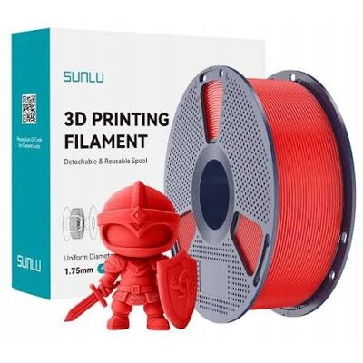 Sunlu Pla+ 2.0 1.75mm 5kg Red Czerwony Filament Do Drukarek 3d Sunlu Pla+ 2.0 1.75mm 5kg Red Czerwony Filament Do Drukarek 3d
