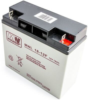 Akumulator AGM MW Power MWL 18-12F 12V18Ah do UPS APC RBC7 RBC11 RBC50 RBC55 Ever Fideltronik Eaton Powerware Alarmy Akumulator AGM MW Power MWL 18-12F 12V18Ah do UPS APC RBC7 RBC11 RBC50 RBC55 Ever Fideltronik Eaton Powerware Alarmy