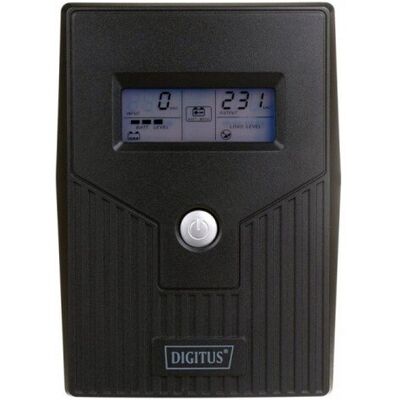 Digitus Ups Line-Ineractive Lcd Basic, 800va/480w, 1x12v/9a, Avr, 2x Schuko Cee 7/3 Digitus Ups Line-Ineractive Lcd Basic, 800va/480w, 1x12v/9a, Avr, 2x Schuko Cee 7/3