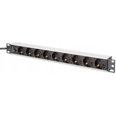 Inny producent Listwa Zasilająca Digitus Pdu Rack 19' Z Bezpiecznikiem Inny producent Listwa Zasilająca Digitus Pdu Rack 19' Z Bezpiecznikiem