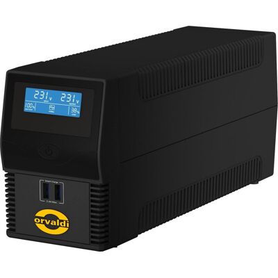 Orvaldi ID600CH Czarna line-interaktywny UPS - System zasilania bez przerw Orvaldi ID600CH Czarna line-interaktywny UPS - System zasilania bez przerw