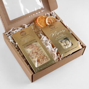 Inny producent Zestaw Prezentowy Magia Słodkości - czekolada biała z crunchy, migdały w białej czekoladzie, Dla Kobiety, prezent, Walentynki / Piwnica Polska Inny producent Zestaw Prezentowy Magia Słodkości - czekolada biała z crunchy, migdały w białej czekoladzie, Dla Kobiety, prezent, Walentynki / Piwnica Polska