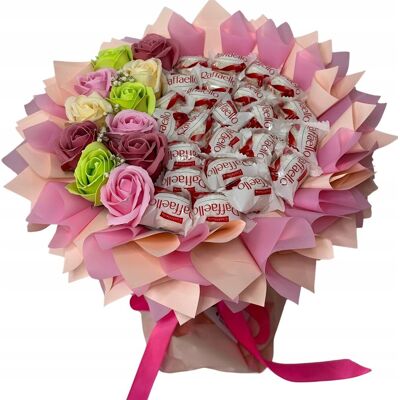 nieznany producent BUKIET ZESTAW PREZENTOWY RAFFAELLO WESELE URODZINY WALENTYNKI DZIEŃ MAMY 18 nieznany producent BUKIET ZESTAW PREZENTOWY RAFFAELLO WESELE URODZINY WALENTYNKI DZIEŃ MAMY 18