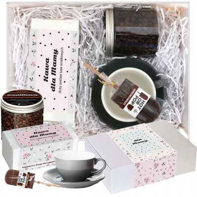 Cup&You DUŻY ZESTAW PREZENTOWY UPOMINKOWY NA DZIEŃ MATKI URODZINY - FILIŻANKA ZE SPODKIEM KAWA SMAKOWA CZEKOLADOWY LIZAK - PREZENT UPOMINEK DLA MAMY TEŚCIOWEJ Cup&You DUŻY ZESTAW PREZENTOWY UPOMINKOWY NA DZIEŃ MATKI URODZINY - FILIŻANKA ZE SPODKIEM KAWA SMAKOWA CZEKOLADOWY LIZAK - PREZENT UPOMINEK DLA MAMY TEŚCIOWEJ