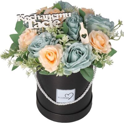 Inny producent FLOWER BOX PUDEŁKO DLA TATY PREZENT SZTUCZNE KWIATY Inny producent FLOWER BOX PUDEŁKO DLA TATY PREZENT SZTUCZNE KWIATY