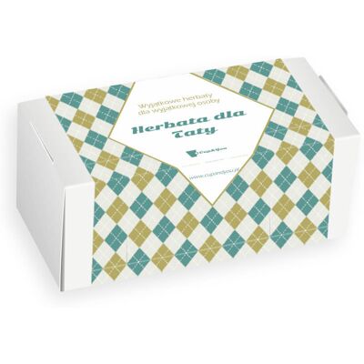 Cup&You Gotowy zestaw prezentowy „dla Taty“ wysokogatunkowa herbata sypana PREMIUM mix różne smaki 21szt. prezent upominek na Dzień Ojca dla faceta mężczyzny Cup&You Gotowy zestaw prezentowy „dla Taty“ wysokogatunkowa herbata sypana PREMIUM mix różne smaki 21szt. prezent upominek na Dzień Ojca dla faceta mężczyzny