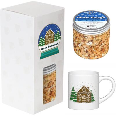 Cup&You Gotowy zestaw prezentowy „Kula Śnieżna“ świąteczna herbata PREMIUM kubek z motywem Dom z Piernika prezent upominek pod choinkę na gwiazdkę dla kobie.. Cup&You Gotowy zestaw prezentowy „Kula Śnieżna“ świąteczna herbata PREMIUM kubek z motywem Dom z Piernika prezent upominek pod choinkę na gwiazdkę dla kobie..