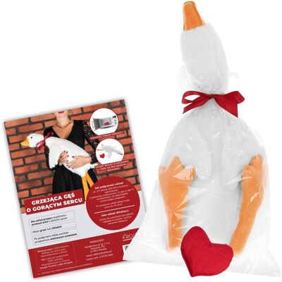 Handlosfera Grzejąca Gęś O Gorącym Sercu Xl 90 Cm - Prezent Dla Dziewczyny, Dla Niej Handlosfera Grzejąca Gęś O Gorącym Sercu Xl 90 Cm - Prezent Dla Dziewczyny, Dla Niej