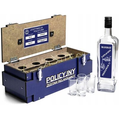 inna (Inny) Prezent dla Policjanta Zestaw Skrzynka na alkohol urodziny dla Taty Kolegi inna (Inny) Prezent dla Policjanta Zestaw Skrzynka na alkohol urodziny dla Taty Kolegi