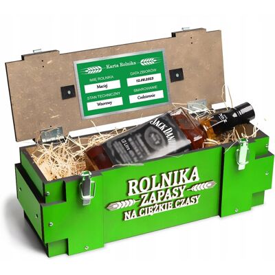 inna (Inny) Prezent dla Rolnika Skrzynka na alkohol na 18-99 urodziny dla Taty Kolegi inna (Inny) Prezent dla Rolnika Skrzynka na alkohol na 18-99 urodziny dla Taty Kolegi
