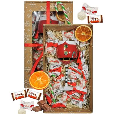 ANGEL DEVIL Prezent na Święta dla Mamy Kobiety Babci Dziewczyny Kieliszek Słodycze Pudełko ANGEL DEVIL Prezent na Święta dla Mamy Kobiety Babci Dziewczyny Kieliszek Słodycze Pudełko