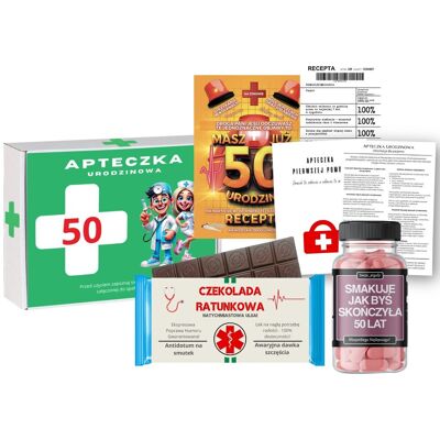 ANGEL DEVIL Śmieszny Prezent na 50 Urodziny dla Kobiety APTECZKA RATUNKOWA ANGEL DEVIL Śmieszny Prezent na 50 Urodziny dla Kobiety APTECZKA RATUNKOWA