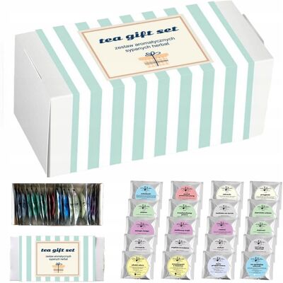 Cup&You Zestaw 20 różnych herbat sypanych TEA GIFT SET - box prezentowy upominkowy dla kobiety faceta mamy taty babci dziadka na prezent upominek podziękowa.. Cup&You Zestaw 20 różnych herbat sypanych TEA GIFT SET - box prezentowy upominkowy dla kobiety faceta mamy taty babci dziadka na prezent upominek podziękowa..