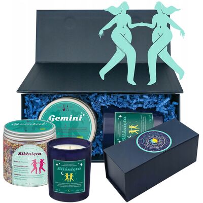 Cup&You Zestaw prezentowy BLIŹNIĘTA herbata i świeczka zapachowa dla osoby ze znakiem zodiaku bliźniąt - prezent upominek dla kobiety faceta mamy taty babci.. Cup&You Zestaw prezentowy BLIŹNIĘTA herbata i świeczka zapachowa dla osoby ze znakiem zodiaku bliźniąt - prezent upominek dla kobiety faceta mamy taty babci..