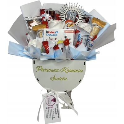 nieznany producent ZESTAW PREZENTOWY BOX KIELICH PAMIĄTKA I KOMUNI ŚWIĘTEJ DLA CHŁOPCZYKA nieznany producent ZESTAW PREZENTOWY BOX KIELICH PAMIĄTKA I KOMUNI ŚWIĘTEJ DLA CHŁOPCZYKA