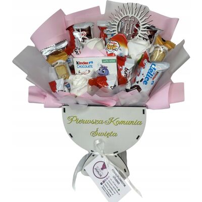 nieznany producent ZESTAW PREZENTOWY BOX KIELICH PAMIĄTKA I KOMUNI ŚWIĘTEJ DLA DZIEWCZYNKI nieznany producent ZESTAW PREZENTOWY BOX KIELICH PAMIĄTKA I KOMUNI ŚWIĘTEJ DLA DZIEWCZYNKI