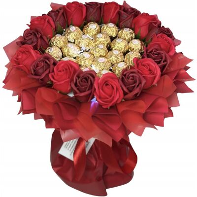 nieznany producent ZESTAW PREZENTOWY BUKIET DZIEŃ MAMY MATKI KOBIET IMIENINY ROCZNICA URODZINY nieznany producent ZESTAW PREZENTOWY BUKIET DZIEŃ MAMY MATKI KOBIET IMIENINY ROCZNICA URODZINY