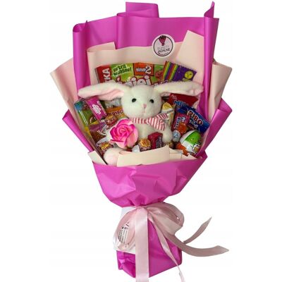 nieznany producent ZESTAW PREZENTOWY BUKIET ŻELKI LIZAKI KINDER URODZINY DZIEŃ DZIECKA nieznany producent ZESTAW PREZENTOWY BUKIET ŻELKI LIZAKI KINDER URODZINY DZIEŃ DZIECKA