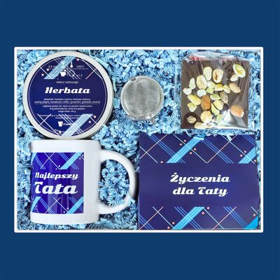 Cup&You Zestaw Prezentowy Dla Taty Z Herbatą, Najlepszy Pomysł Na Prezent Upominek Na Dzień Ojca - Kubek, Zestaw Herbat, Czekoladowa Słodkość, Herbata,Zapar.. Cup&You Zestaw Prezentowy Dla Taty Z Herbatą, Najlepszy Pomysł Na Prezent Upominek Na Dzień Ojca - Kubek, Zestaw Herbat, Czekoladowa Słodkość, Herbata,Zapar..