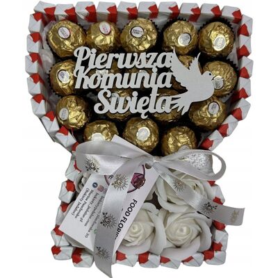 nieznany producent ZESTAW PREZENTOWY KIELICH KINDER FERRERO PAMIĄTKA I KOMUNIA ŚWIĘTA PREZENT nieznany producent ZESTAW PREZENTOWY KIELICH KINDER FERRERO PAMIĄTKA I KOMUNIA ŚWIĘTA PREZENT