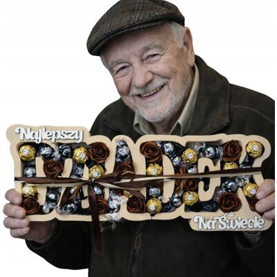 nieznany producent ZESTAW PREZENTOWY KOSZ PREZENT PINOBOX NAJLEPSZY DZIADEK URODZINY nieznany producent ZESTAW PREZENTOWY KOSZ PREZENT PINOBOX NAJLEPSZY DZIADEK URODZINY