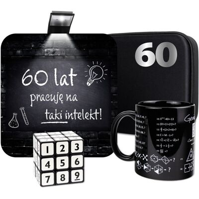 Froster Zestaw Prezentowy na 60 urodziny Geniusza - prezent dla mądrego 60 latka Froster Zestaw Prezentowy na 60 urodziny Geniusza - prezent dla mądrego 60 latka