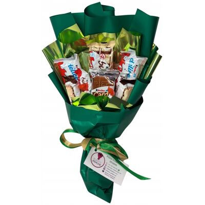 nieznany producent ZESTAW PREZENTOWY PREZENT KINDER BUKIET DLA DZIECKA URODZINY WALENTYNKI nieznany producent ZESTAW PREZENTOWY PREZENT KINDER BUKIET DLA DZIECKA URODZINY WALENTYNKI