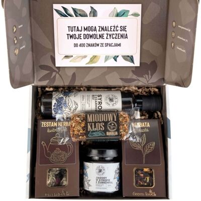 Green Touch Zestaw prezentowy zestaw herbat kwitnących syrop owoce herbata prezent box Green Touch Zestaw prezentowy zestaw herbat kwitnących syrop owoce herbata prezent box
