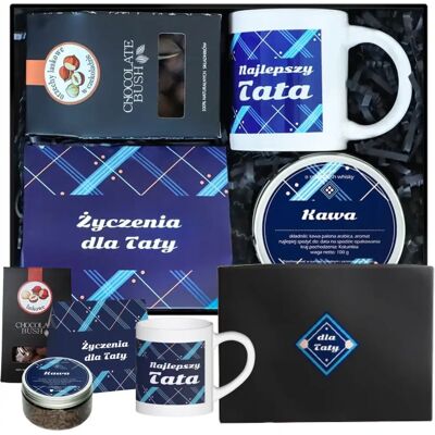 Cup&You Gotowy Zestaw Prezentowy „box Dla Taty“ Kawy Smakowe Kubek Kawa Premium Orzechy Laskowe W Czekoladzie Prezent Upominek Na Dzień Ojca Dla Taty Faceta.. Cup&You Gotowy Zestaw Prezentowy „box Dla Taty“ Kawy Smakowe Kubek Kawa Premium Orzechy Laskowe W Czekoladzie Prezent Upominek Na Dzień Ojca Dla Taty Faceta..