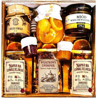 Inny producent Kosz Box Prezentowy Prezent Herbata Cytryna Miód Dla Na Dzień Nauczyciela Zestaw Upominkowy, Podziękowanie Za Trud Inny producent Kosz Box Prezentowy Prezent Herbata Cytryna Miód Dla Na Dzień Nauczyciela Zestaw Upominkowy, Podziękowanie Za Trud
