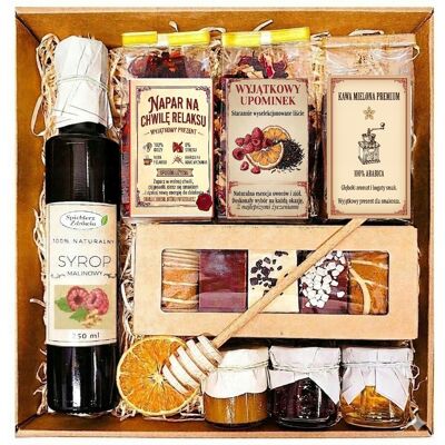 Inny producent Kosz Prezentowy Prezent Upominek Herbata Miód Dla Nauczyciela Mamy Babci Zestaw Podarunkowy Na Urodziny Inny producent Kosz Prezentowy Prezent Upominek Herbata Miód Dla Nauczyciela Mamy Babci Zestaw Podarunkowy Na Urodziny